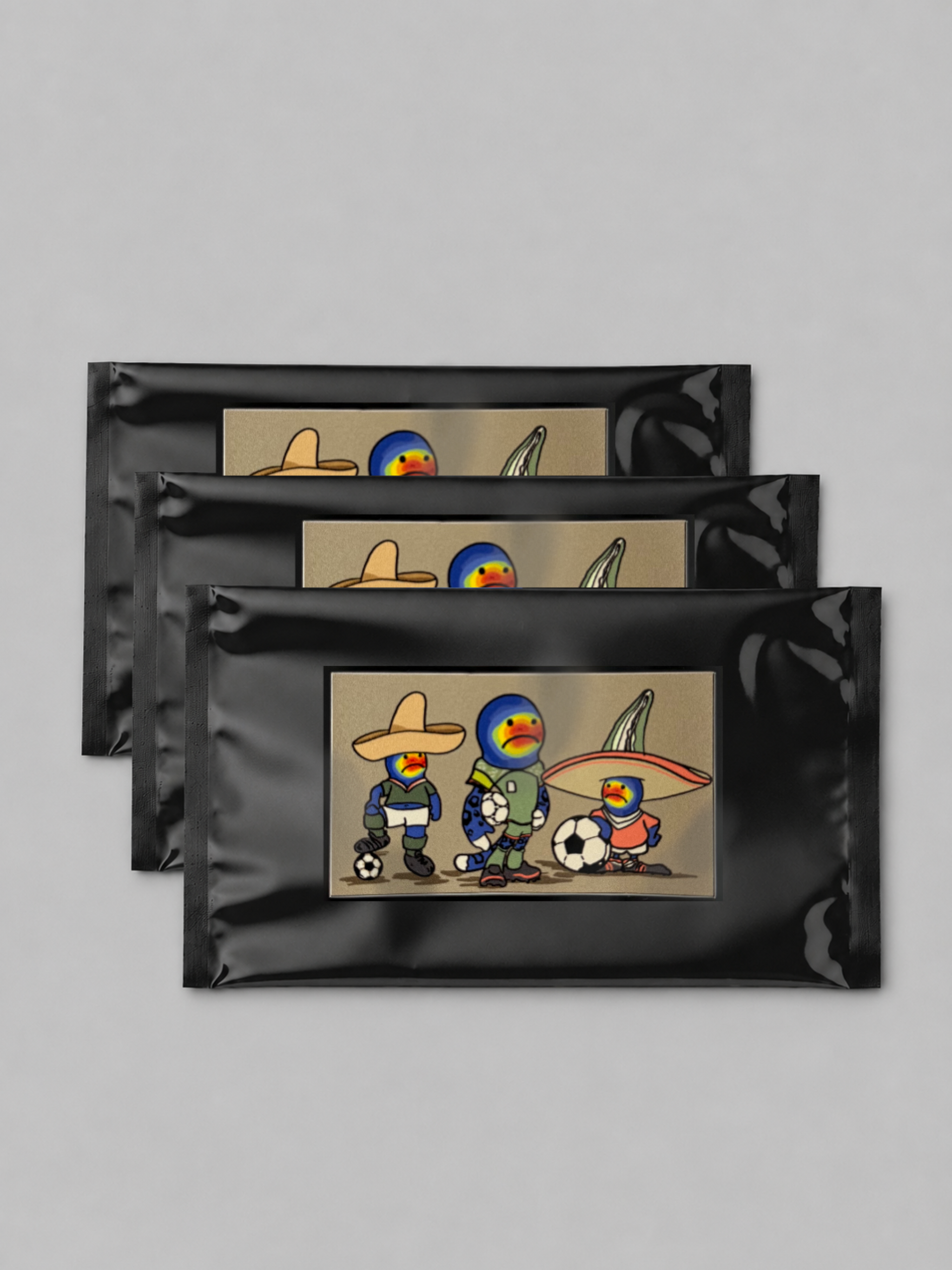 Cartas intervenidas futbol 3 pack