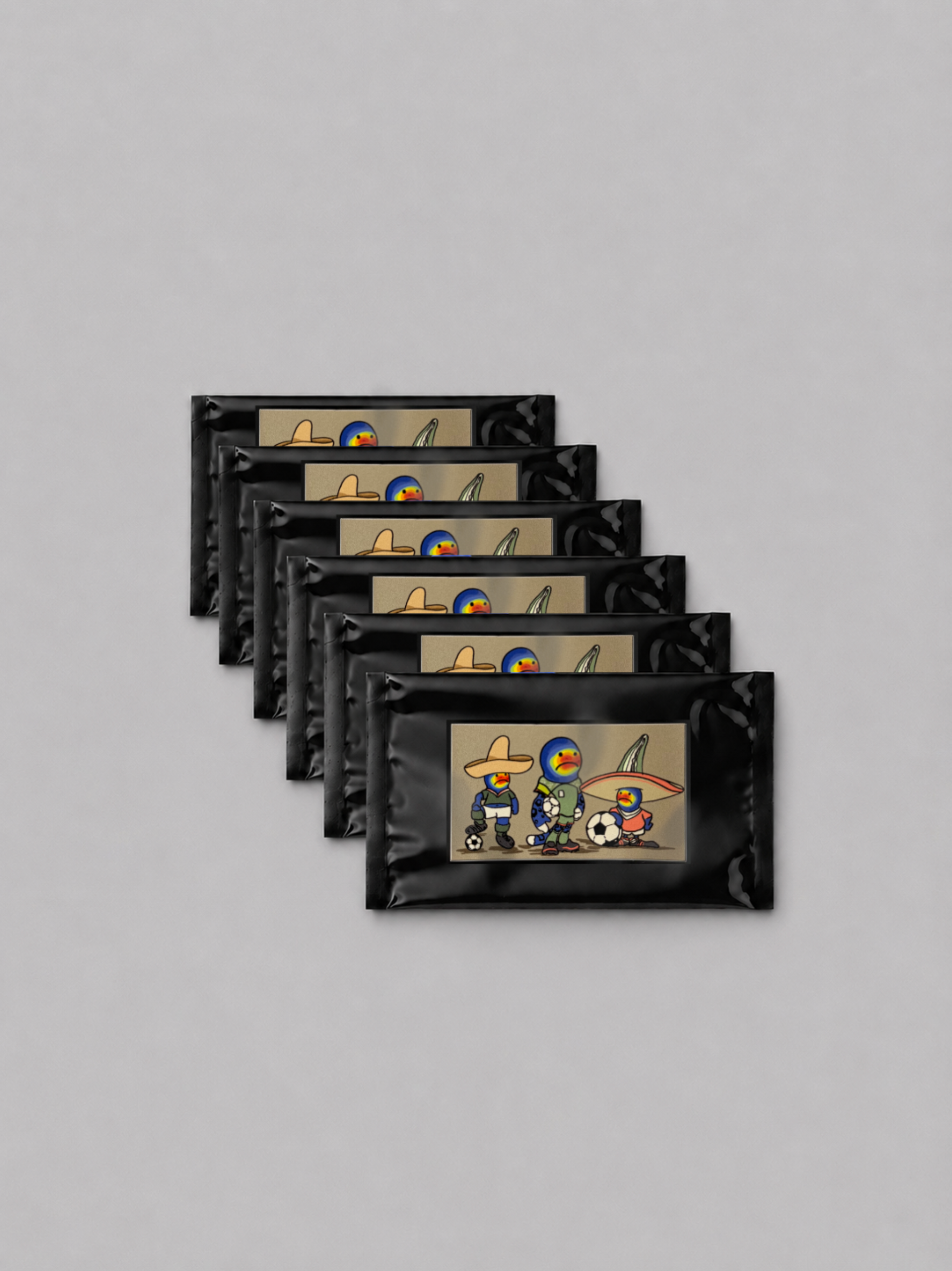 Cartas intervenidas futbol 5pack + 1 sobre gratis